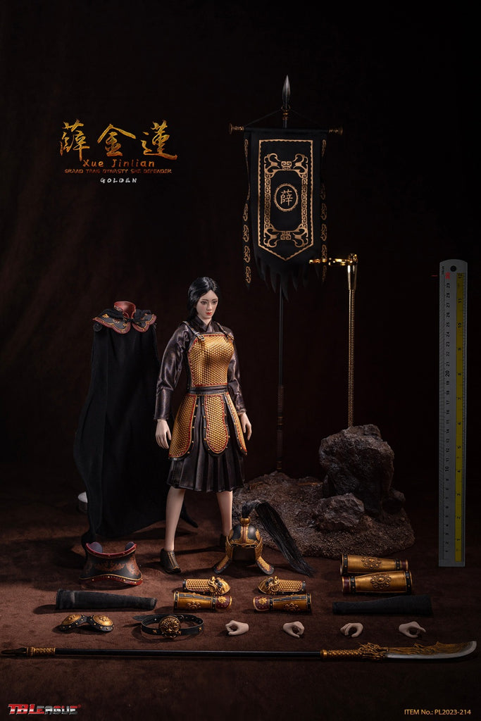 1/6 scale of Xue Jinlian-Grand Tang Dynasty She Defender Golden PL2023-214  by TBLeague (PRE-ORDER)