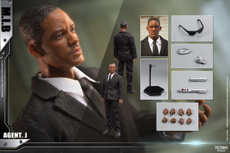 1/12 Scale of Men In Black Agent J & Agent K PCTOYS (IN-STOCK